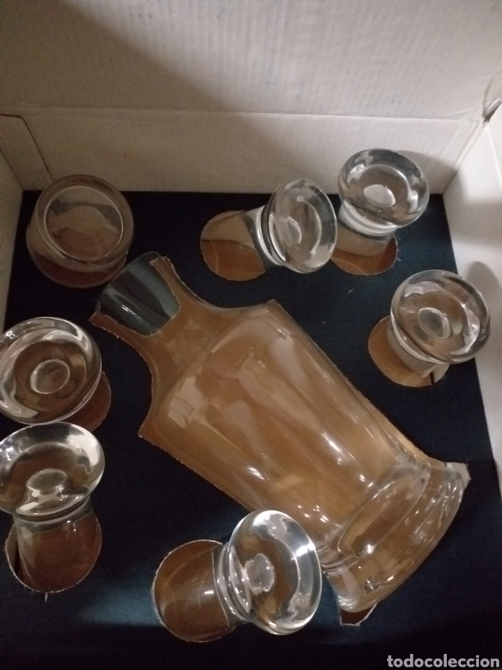Nuevo: juego licorera cristal con 6 vasitos - Foto 1
