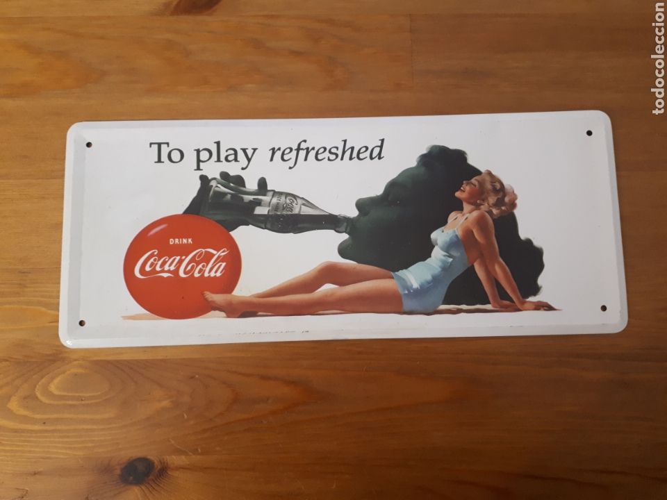 Nuevo: Placa chapa publicidad Coca-Cola - Foto 1