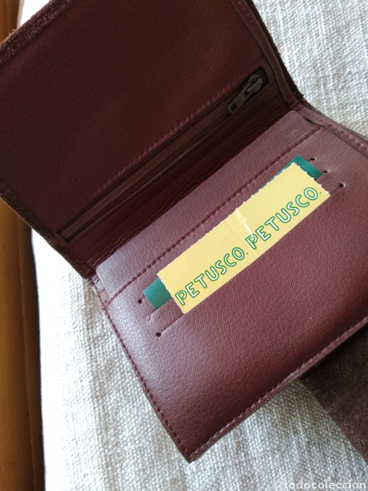 Nuevo: Monedero billetero piel marron - Foto 4