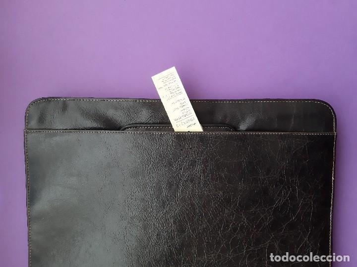 Nuevo: CARTERA PORTADOCUMENTOS DE PIEL NUEVA A ESTRENAR  MULTIPLES COMPARTIMENTOS MARCA MATTIES - Foto 7
