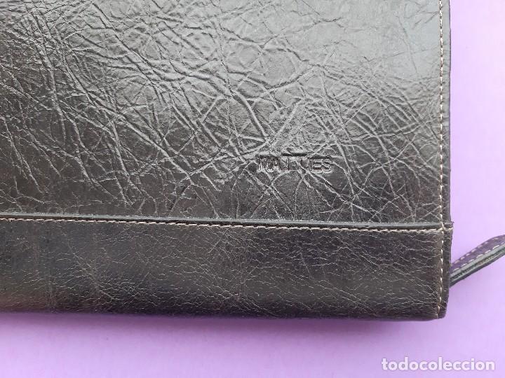 Nuevo: CARTERA PORTADOCUMENTOS DE PIEL NUEVA A ESTRENAR  MULTIPLES COMPARTIMENTOS MARCA MATTIES - Foto 13