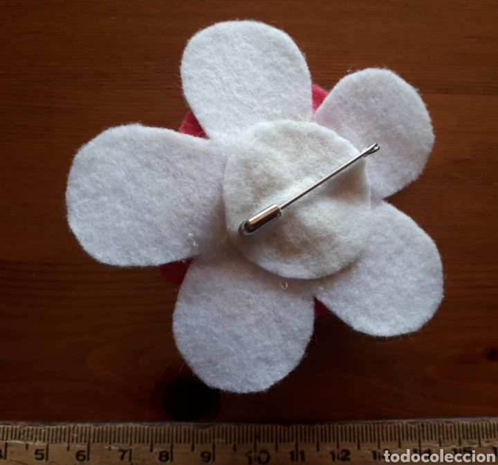 Nuevo: Broche flor artesanal - Foto 2