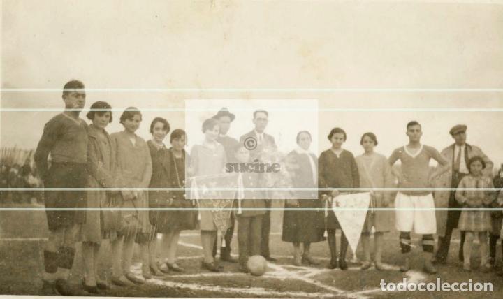 Nuovo: ANTIGUA FOTOGRAFIA ANTES DE UN ENCUENTRO DE FUTBOL EN TORREBLANCA CASTELLON