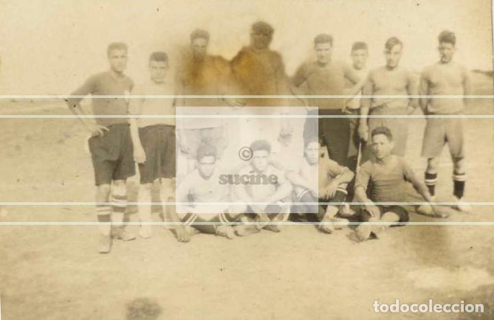 Nuovo: ANTIGUA FOTOGRAFIA ANTES DE UN ENCUENTRO DE FUTBOL EN TORREBLANCA CASTELLON