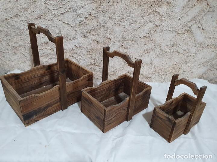 Nuevo: SET JARDINERAS DE MADERA - Foto 2