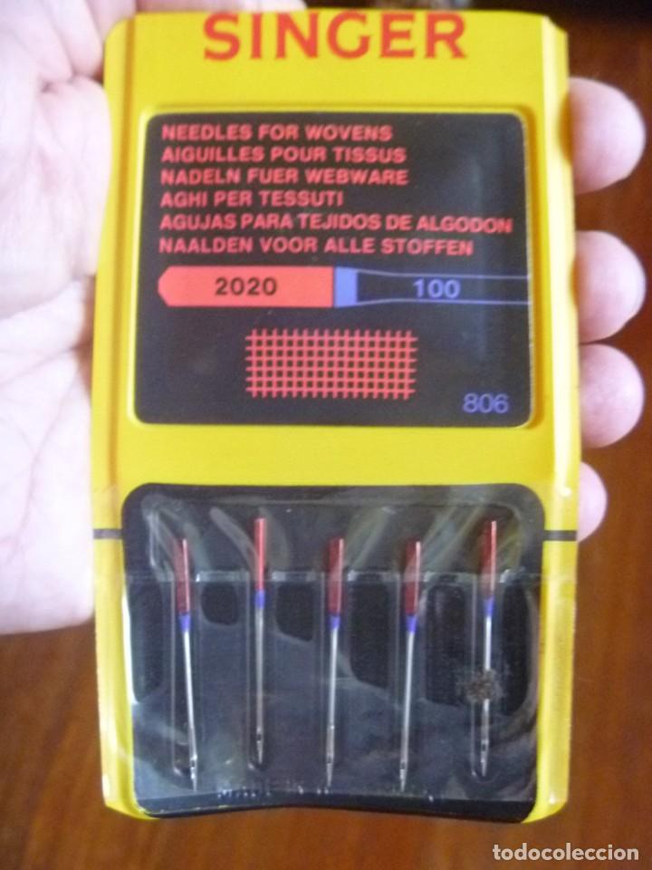 Nuevo: BLISTER 5 AGUJAS SINGER REF 806 2020 100 NUEVAS - Foto 1