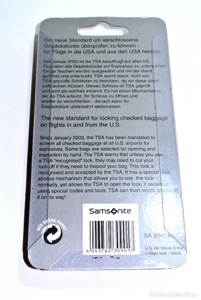 Nuevo: Samsonite Candado de seguridad con combinaci&oacute;n para maletas, Nuevo - Foto 3