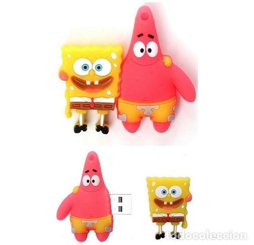 Nuevo: Pendrive Pen Drive USB Cl&eacute; 64GB Bob Esponja con Patricio (Sponge Bob - Bob l'&eacute;ponge)