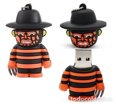 Nuevo: Pendrive Pen Drive USB Cl&eacute; 64GB Freddy Krueger - Foto 1