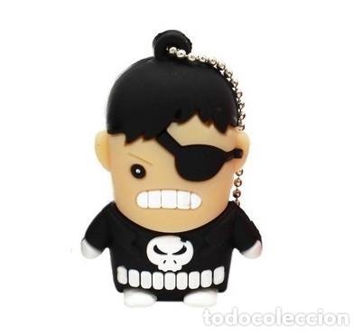Nuevo: Pendrive Pen Drive USB Cl&eacute; 64GB The Punisher (El Castigador - punisseur)