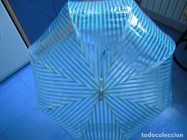 Nuevo: Paraguas transparente celeste Lollipops - Foto 4