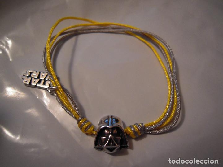 Nuevo: Pulsera algodón Darth Vader amarilla y gris talla L - Foto 1 - 148992782