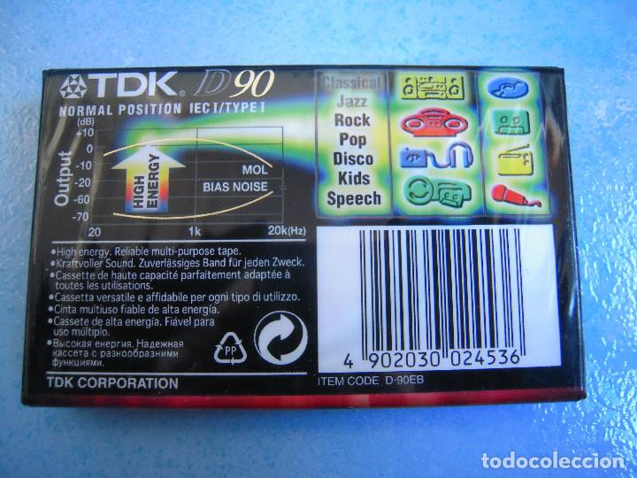 Nuevo: Cinta cassette virgen TDK D90 - Foto 2