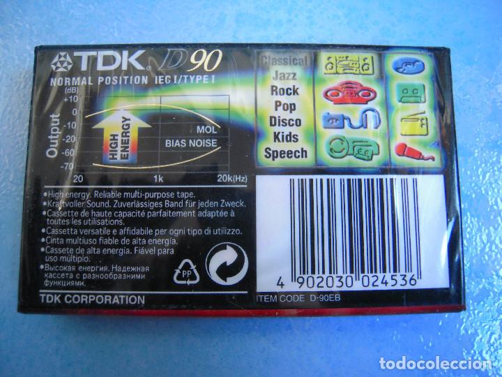 Nuevo: Cinta cassette virgen TDK D90 - Foto 2