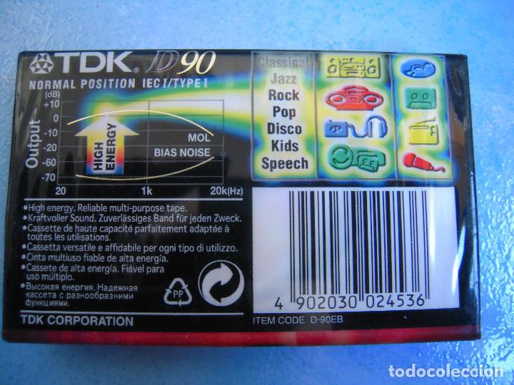Nuevo: Cinta cassette virgen TDK D90 - Foto 2
