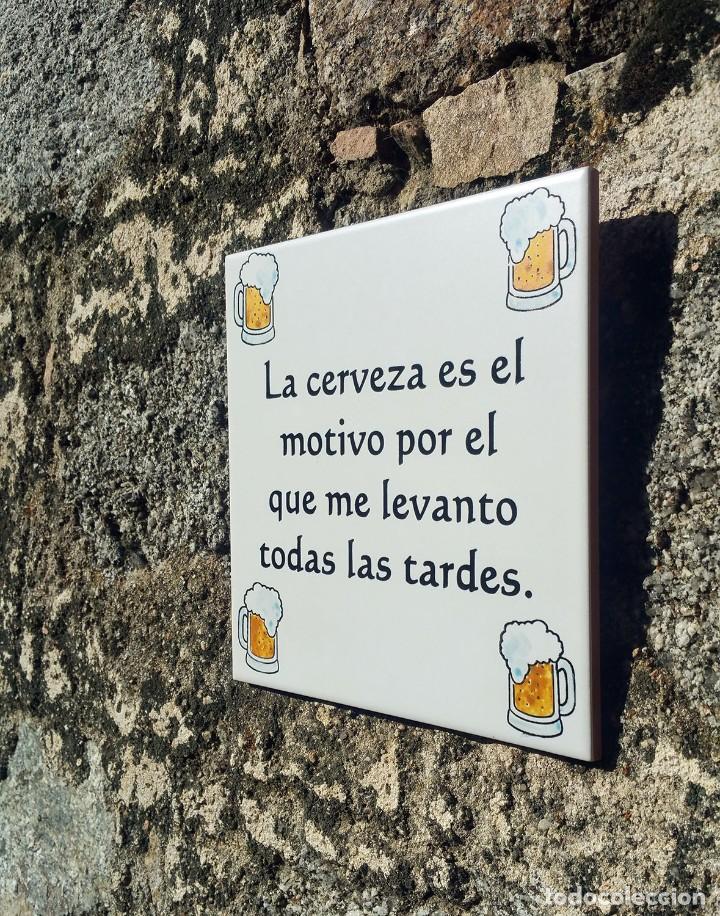 Nuevo: Azulejo Frase Cerveza - Foto 3