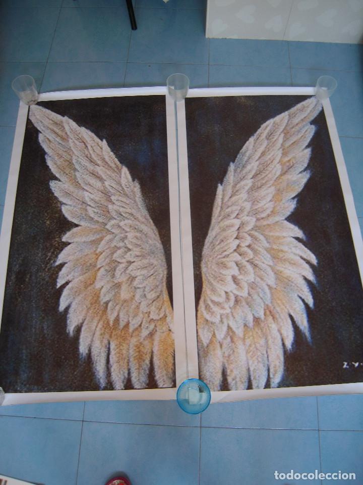 Nuevo: Dos l&aacute;minas textil alas &aacute;ngel - Foto 1