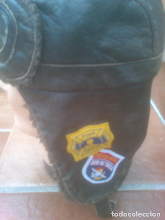 Nuevo: gorro en piel tipo aviador. - Foto 3