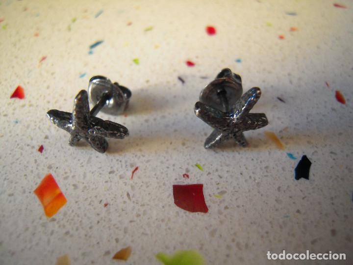 Nuevo: Pendientes estrella de mar plata oxidada yomime - Foto 1