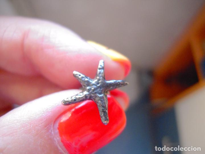 Nuevo: Pendientes estrella de mar plata oxidada yomime - Foto 3
