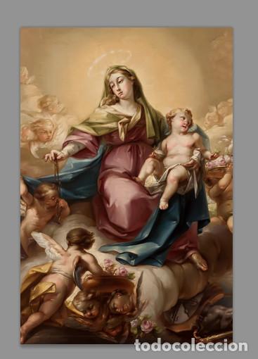 Nuevo: Azulejo 20x30 de la Virgen del Rosario - Foto 1