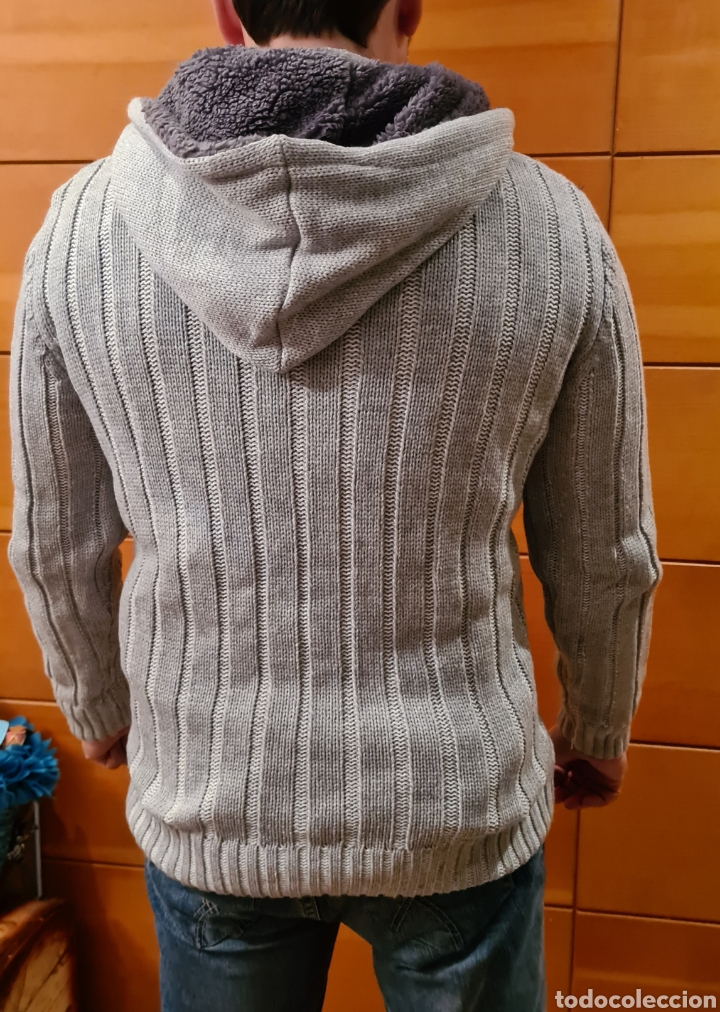Nuevo: Chaqueta gris lana-punto . - Foto 2