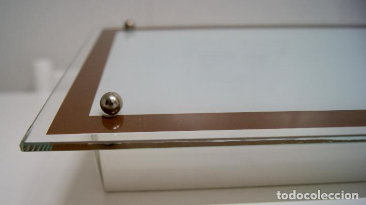 Nuevo: plaf&oacute;n de cristal en blanco y wengu&eacute; - Foto 5