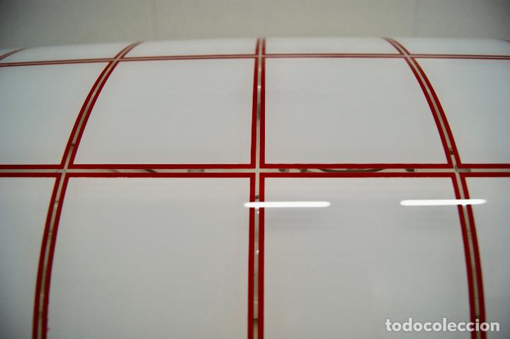Nuevo: plaf&oacute;n de cristal en blanco y rojo - Foto 4