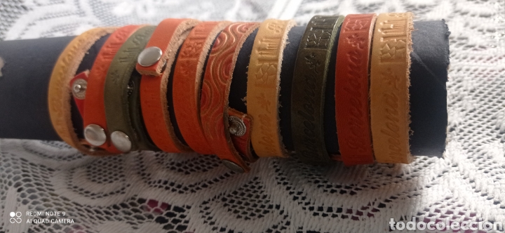 Nuevo: Lote pulseras piel Barcelona - Foto 2