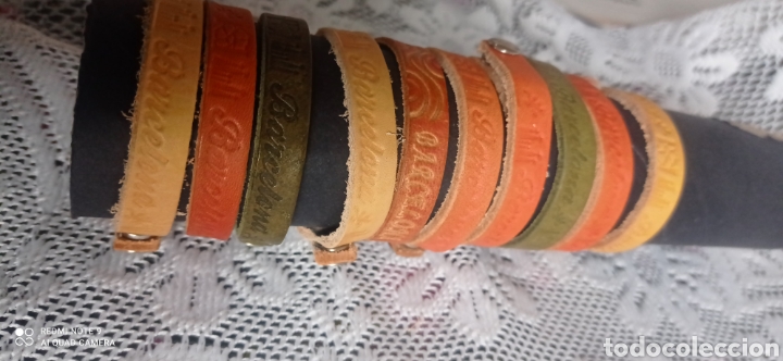 Nuevo: Lote pulseras piel Barcelona - Foto 3