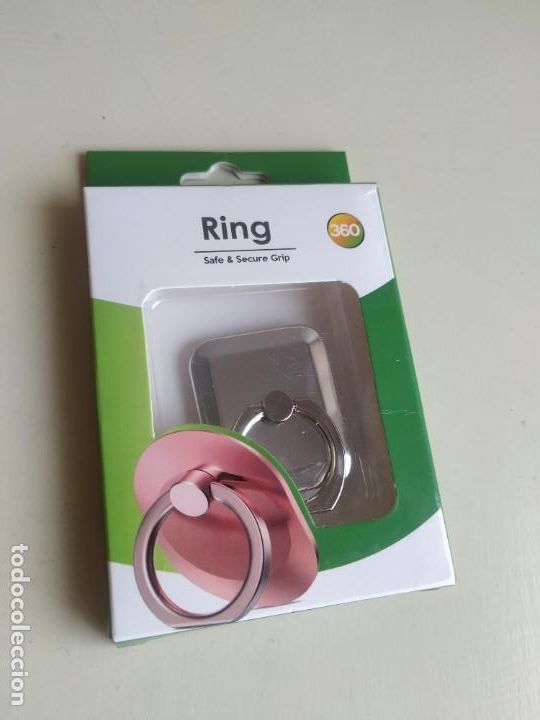 Nuevo: Anillo para m&oacute;vil. Plateado. Nuevo. - Foto 1