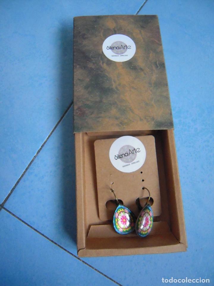 Nuevo: Pendientes artesanales mandala multicolor - Foto 4