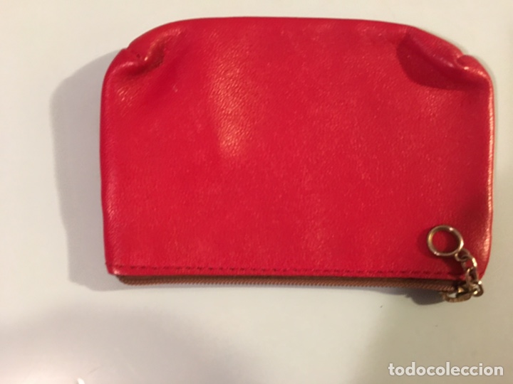 Nuevo: Bolsito piel rojo, con cremallera - Foto 1