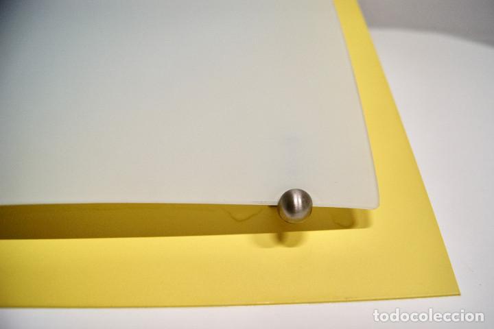 Nuevo: Aplique/plaf&oacute;n amarillo y cristal - Foto 5