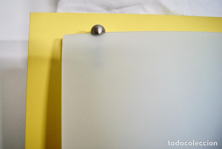 Nuevo: Aplique/plaf&oacute;n amarillo y cristal - Foto 6