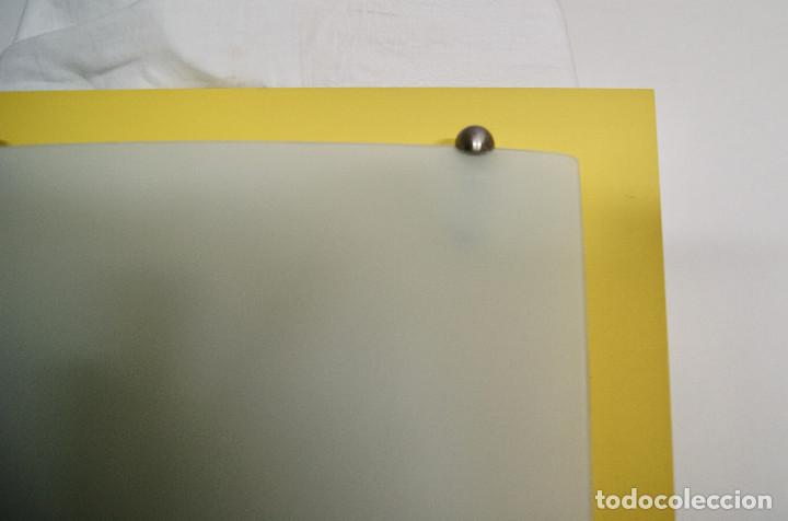 Nuevo: Aplique/plaf&oacute;n amarillo y cristal - Foto 7