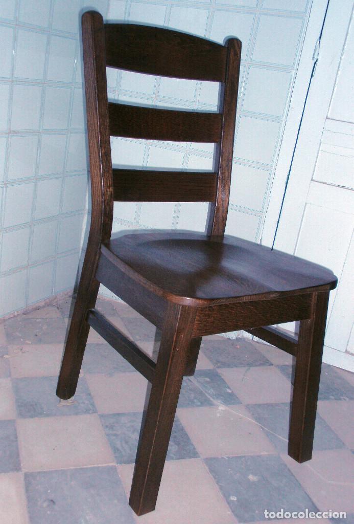 Nuevo: Seis sillas de Roble 100% Macizo - Foto 4