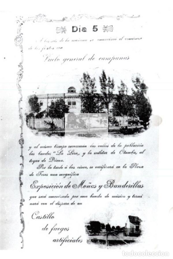 Nuevo: PROGRAMA DE LAS FIESTAS DE JULIO DE 1901 - Foto 4