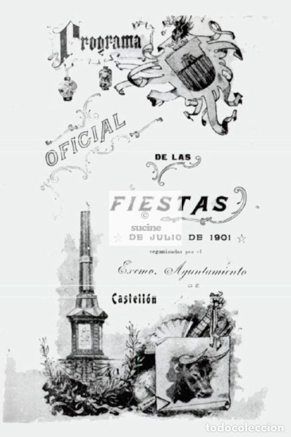 Nuevo: PROGRAMA DE LAS FIESTAS DE JULIO DE 1901 - Foto 1