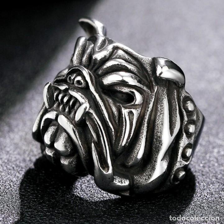 Nuevo: ANILLO CABEZA DE BULLDOG INGLES. - Foto 3