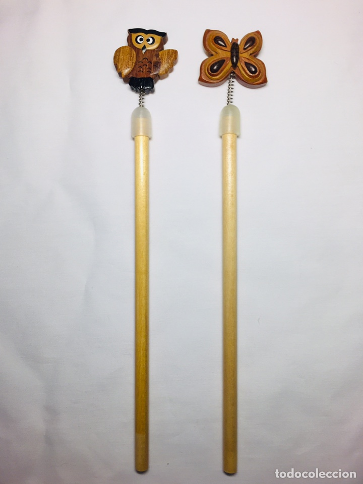 Nuevo: 24 L&aacute;pices de madera con soporte tambi&eacute;n de madera. - Foto 18