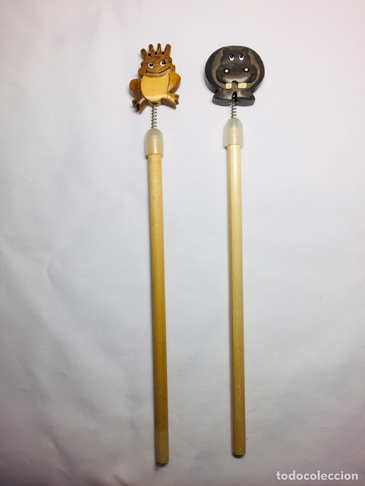 Nuevo: 24 L&aacute;pices de madera con soporte tambi&eacute;n de madera. - Foto 19
