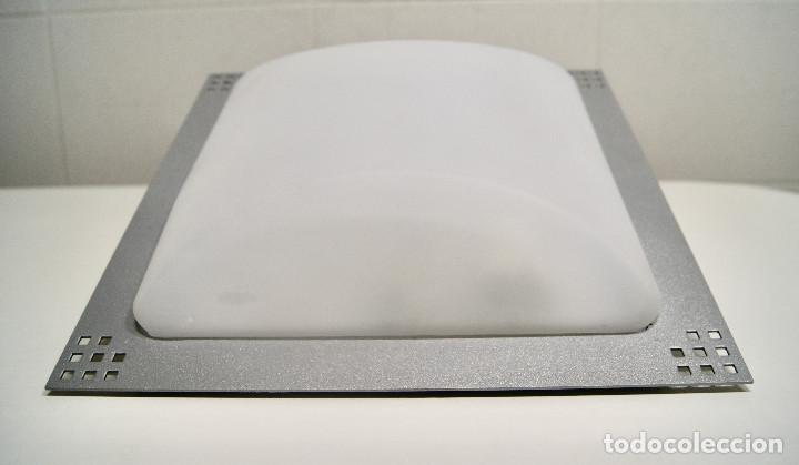 Nuevo: Aplique/plaf&oacute;n metal gris y blanco - Foto 2