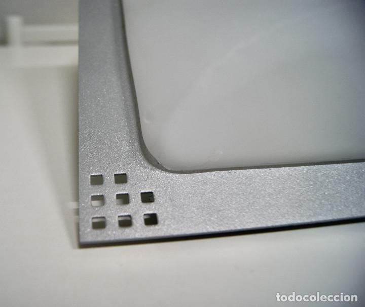 Nuevo: Aplique/plaf&oacute;n metal gris y blanco - Foto 3