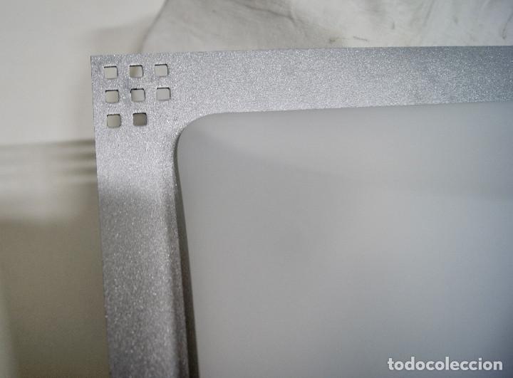 Nuevo: Aplique/plaf&oacute;n metal gris y blanco - Foto 6