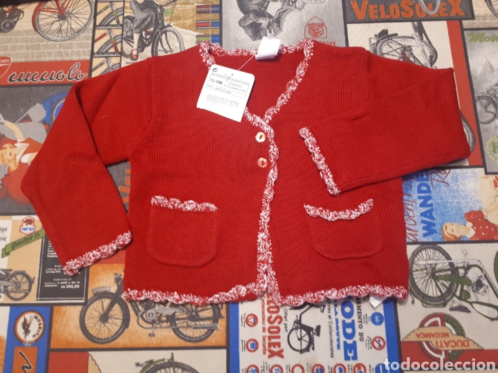 Neu: Chaqueta talla 12-18 meses roja nueva