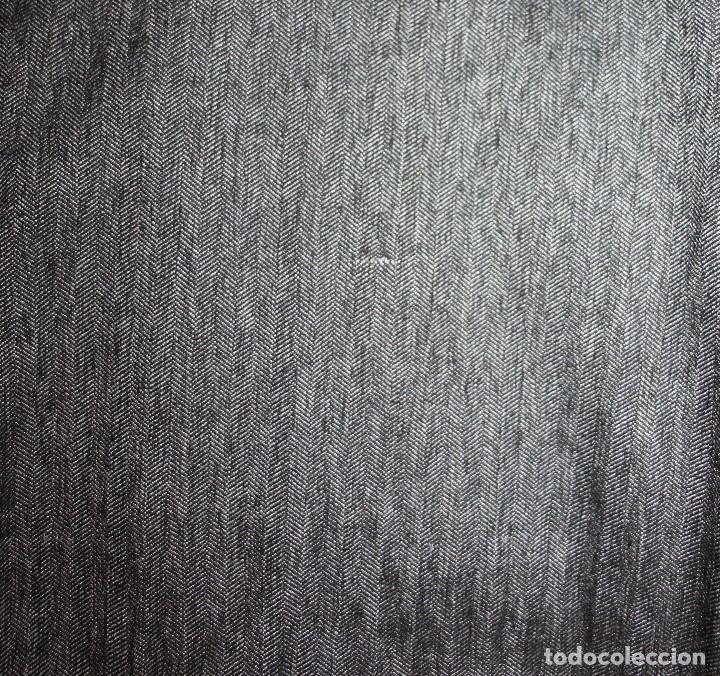 Nuevo: Retal de espigas en gris plateado, semiel&aacute;stico - Foto 2
