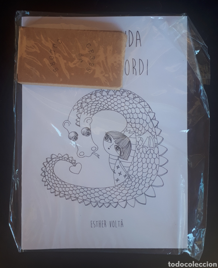 Nuevo: Librito cuento para colorear Esther Volt&agrave; Sant Jordi - Foto 3