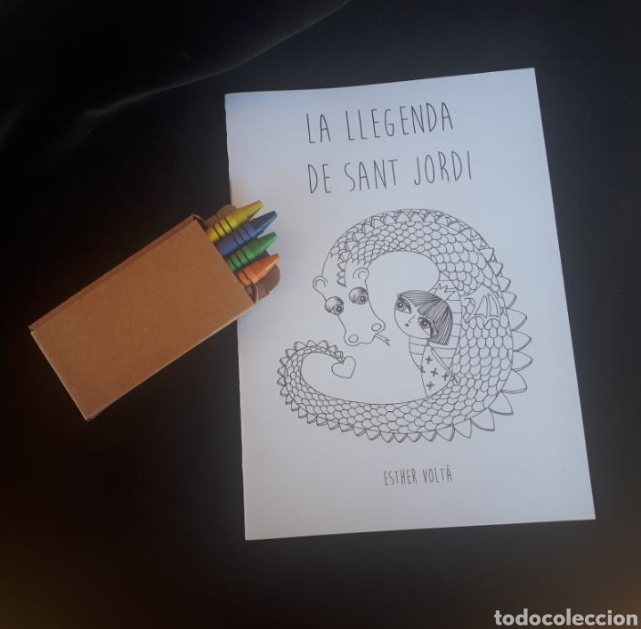 Nuevo: Librito cuento para colorear Esther Volt&agrave; Sant Jordi - Foto 1