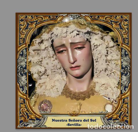 Neu: Azulejo 20x20 ctm de Nuestra Se&ntilde;ora del Sol de Sevilla de Sevilla (Hermandad del Sol de Sevilla)